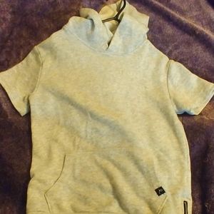Boys Gray hoodied t-shirt